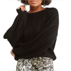 Nation LTD | Ruthie Distressed Alpaca Blend Sweater | Small | Like New!!